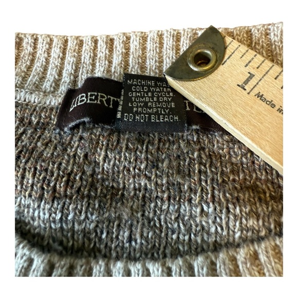 VINTAGE Liberty Sweaters Mens  XL Argyle Diamond Knit Pullover Preppy Causal USA - Picture 6 of 10